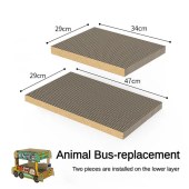 Bus shape Cat Scratching house Cardboard kitten Bed Cat Scratching Board Corrugated Paper cat scratcher