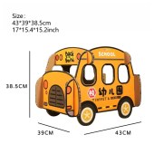 Animal Bus Double Bunk Large Cat Scratch Board Cat House Pet Supplies Cat Accessories