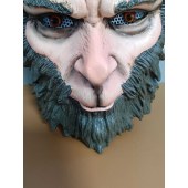 Wukong staff halloween mask black myth sun wukong figure costume toy resin mask monkey king mask
