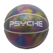PSYCHE basketball balls Glow In The Dark Luminous leather ball basketballs