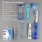 Wholesale Orthodontic Interdental Brush Tongue Cleaner Dental Floss Threader Pick Travel Oral Care Hygiene Kit