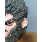 Wukong staff halloween mask black myth sun wukong figure costume toy resin mask monkey king mask