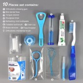 Wholesale Orthodontic Interdental Brush Tongue Cleaner Dental Floss Threader Pick Travel Oral Care Hygiene Kit
