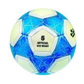 Competitive Price Official Size 5 Machine Stitched White PVC Soccer Football