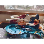 Multilayer Diy Assembly Dinosaur Winding Road Car Parking Lot Traffic Signal Game Educational Learning Toys