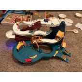 Multilayer Diy Assembly Dinosaur Winding Road Car Parking Lot Traffic Signal Game Educational Learning Toys