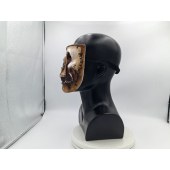Horror Skull Masks Movable Jaw Mask Bloody Mouth Skeleton PVC Helmet Halloween Carnival Party Costumes Props