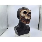 Horror Skull Masks Movable Jaw Mask Bloody Mouth Skeleton PVC Helmet Halloween Carnival Party Costumes Props