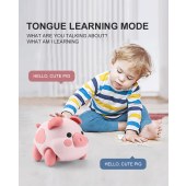 Touch Sensing Story Telling Educational Toy Inductive Intelligent Rc Animals Electronic Pets Cute Pig Smart Robot Toy For Kids