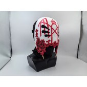 Cosplay Rock Band Sleep Engraved Mask Cosplay Prop Resin Replica Fan Gift Halloween Spooky Mask Collectible Resin Craft