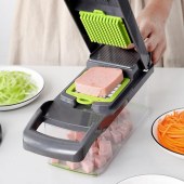 Multifunctional Onion Cutter Fruits Slicer Potatoes Peeler Manual Vegetable Chopper