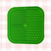 Dog Cat Slow Feeder Lick Pad with Suction Cups Calming Treat Mat Dog Puzzle Toys Pet Training Pad