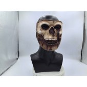 Horror Skull Masks Movable Jaw Mask Bloody Mouth Skeleton PVC Helmet Halloween Carnival Party Costumes Props