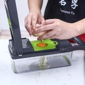 Multifunctional Onion Cutter Fruits Slicer Potatoes Peeler Manual Vegetable Chopper