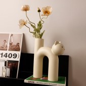 BHM- Manufacture new design model hot luxury ceramic vase animal vase home decoration Christmas gift birthday gift