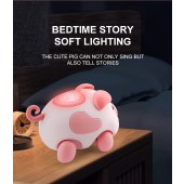 Touch Sensing Story Telling Educational Toy Inductive Intelligent Rc Animals Electronic Pets Cute Pig Smart Robot Toy For Kids