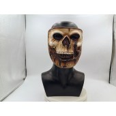 Horror Skull Masks Movable Jaw Mask Bloody Mouth Skeleton PVC Helmet Halloween Carnival Party Costumes Props