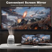 Portable Mini Pocket P30 Projector with Wifi & BT Android Home Theater led Outdoor Smart Projector Manufactur Protector