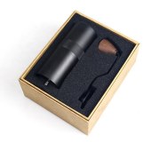 Portable Adjustable Setting Drip Coffee Grinder 15g Wood Hand Mill Conical Burr Manual Coffee Grinder