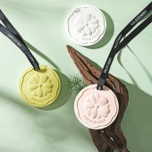 Car Fragrance Gypsum Hanging Air Freshener Aroma Ceramic Essential Oil Diffuser Stone