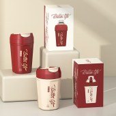 New Design Double Wall Stainless Steel Water Tumbler 2 in 1 Lid Drinking Coffee Mugs Insulated Coffee Cup 620/520ml