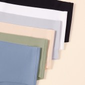 Seamless Women's Underwear - Solid Color, Sexy One-Piece Ice Silk Bikini Briefs.