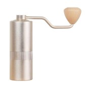 Portable Adjustable Setting Drip Coffee Grinder 15g Wood Hand Mill Conical Burr Manual Coffee Grinder