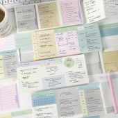 Simplicity Fashion Series Versatile Scrapbooking Paper Loose Leaf Writeable Account Hand Diary Memo Pads Stationery
