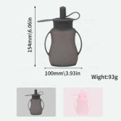 Silicone Milk Storage Bag,Reusable Breast Milk Bags for Breastfeeding,Food Grade Silicone,BPA Free
