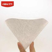 200 pcs V02 Coffee Paper Filter Bag Shape Disposable Portable Drip Coffee Filter Paper For Hand Drip Coffee