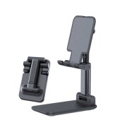 Foldable Phone Stand for Desk - Height Adjustable Cell Phone Holder Portable Cellphone Cradle Desktop Dock for iPhone and Ipad