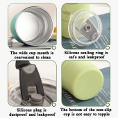 2024 New Design 300ml Portable Coffee Mug Camping Cup Fashion Simple Stainless Steel Coffee Cup With Straw