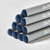 HB Standard High Quality 12-Piece Stationery Dipping Pencil Set Hexagonal Paper Pencils with Eraser Colorful Lead for Students
