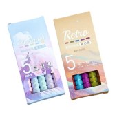 Color Morandi gel pen creative macaron color student marker pen soft rubber sheath pen 5pcs