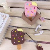 AirPods Pro 2nd Generation Wireless Bluetooth Protective Case, Cartoon Silicone Cover for Apple 3rd Generation, Creative and Cute Candy Design