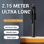 2.15m k29 Selfie Stick Extendable Handheld Cellphone Tripod Stand selfie stick 360 degree rotating wireless phone  selfie stick