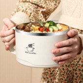 1000/1700ml 304 Stainless Steel Kid Bowls Food Lunch Box noodle bowl