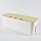 Cable Storage Box Power Strip Wire Case Anti Dust Charger Socket Organizer Desktop Network Line Storage Bin