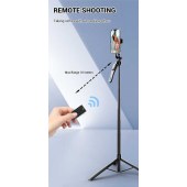 2.15m k29 Selfie Stick Extendable Handheld Cellphone Tripod Stand selfie stick 360 degree rotating wireless phone  selfie stick