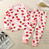6month-6years/73-120cm Girls Underware Pyjamas Suits Multiple Coolers Soft Cotten Fluorescent Agent Free