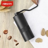 Portable Adjustable Setting Drip Coffee Grinder 15g Wood Hand Mill Conical Burr Manual Coffee Grinder