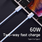 iPhone 151m/2m USB 2.0 C to c TPE PD 3A 60wUSB Type C to USB-C Cable Charge PD 60W Quick Charging Data Fast Charger