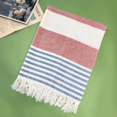 Fashionable Stripe Turkish Towel Cotton Beach Towel for Traveling Gift Beach Use Sand Free Beach Towel