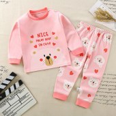 6month-6years/73-120cm Girls Underware Pyjamas Suits Multiple Coolers Soft Cotten Fluorescent Agent Free