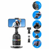 P03 LED Light Auto Face Tracking Smartphone Mobile Camera Phone Stabilizer Gimbal