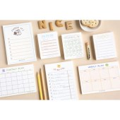 Hot Simple note paper cartoon cute student supplies creative paste memo pad message note