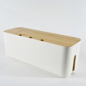 Cable Storage Box Power Strip Wire Case Anti Dust Charger Socket Organizer Desktop Network Line Storage Bin