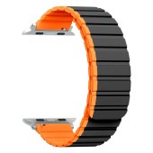 Magnetic Loop Closure Sport Silicone Watch Band For Apple 8 7 6 5 4 Ultra 49mm 38/40/41mm 42/44/45mm