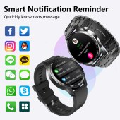 F400 1.55 Inch Screen Smart Watch Support ECG/ Blood Oxygen / Blood Sugar / 150+ Sports Mode