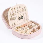 Portable PU Two-Lyer Jewelry Storage Box